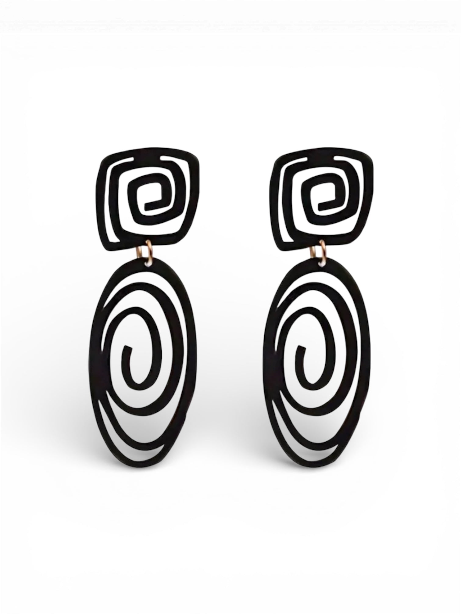 Spiral Drop Earrings