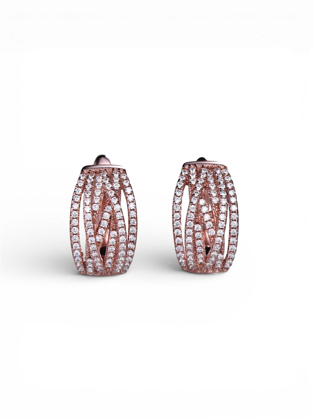 S925 Sterling Silver Gemstone Clip Earrings