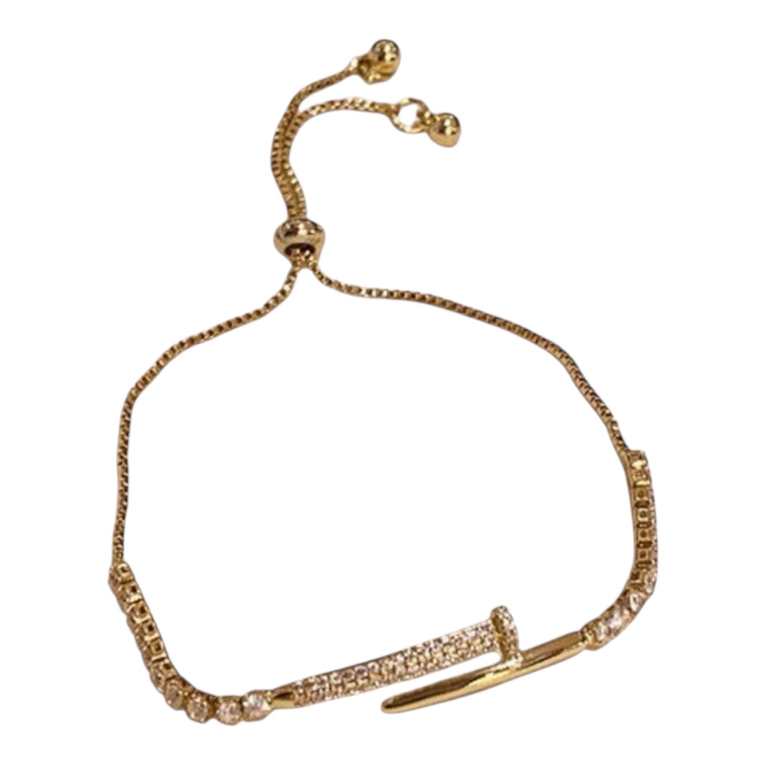 Nail Geometric Adjustable Bracelet