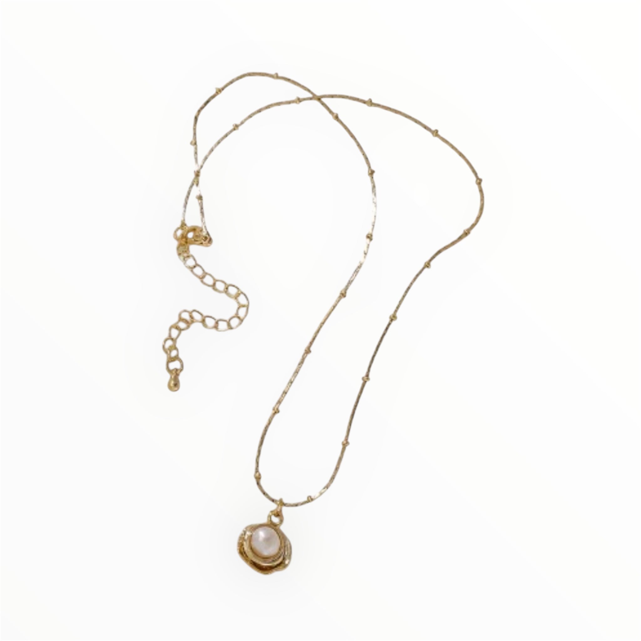 Titanium Steel  Freshwater Pearl Necklace